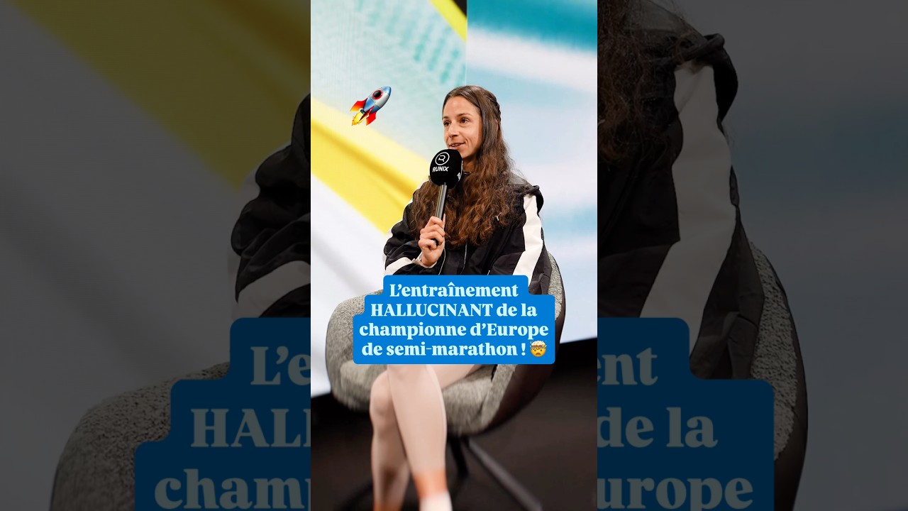 L’entraînement hallucinant de la championne d’Europe de semi-marathon ! 🤯😳🚀
