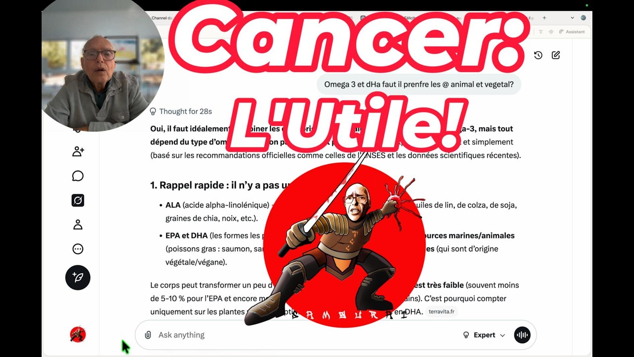 Cancer stade 4: L'utile qui me fait survivre depuis 8 ans! La science l'explique PubMed, Nature etc.