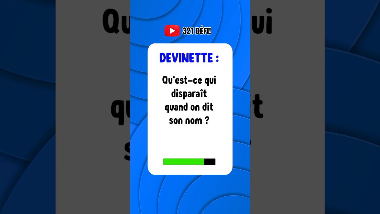 Trouveras tu la réponse à cette devinette ? (3) 🤔