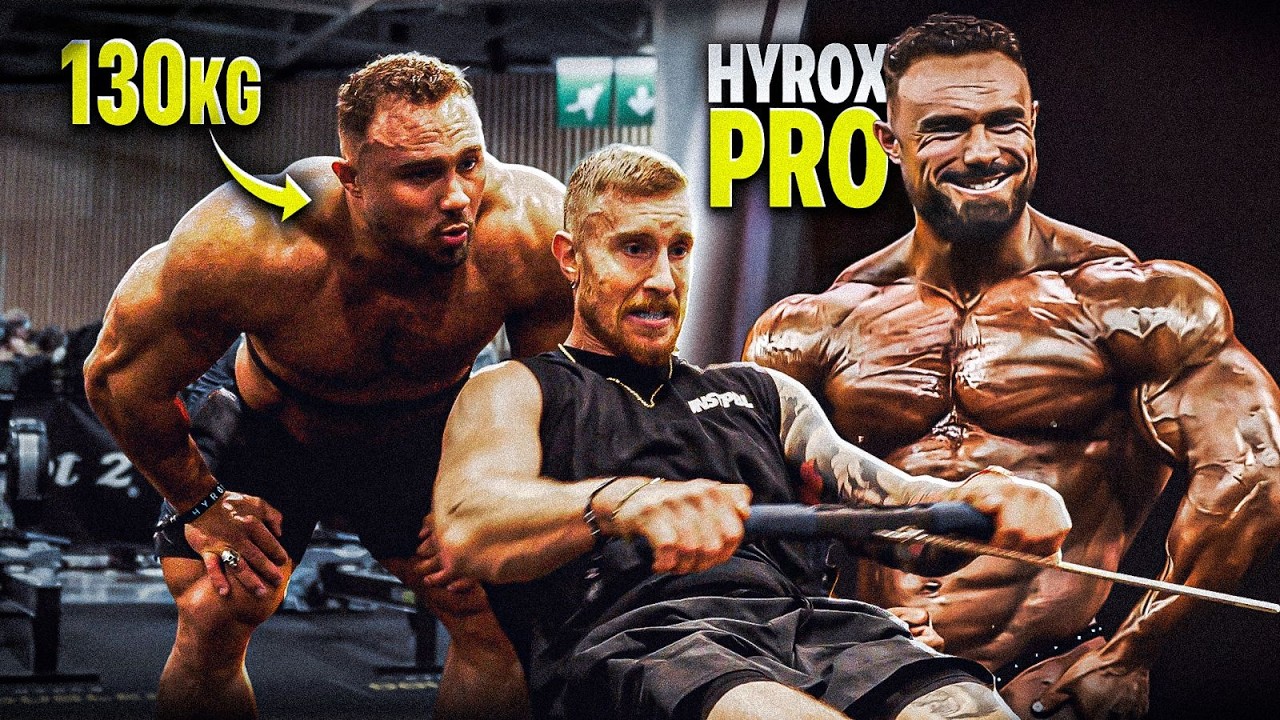 On fait un HYROX avec un BODYBUILDER PRO de 130kg…😱 (mission impossible ?) ft. @Theo_Leguerrier