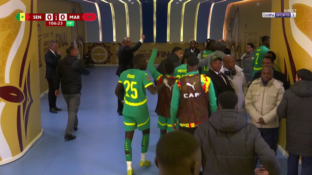 LIVE - Les Sénégalais quittent le terrain après un penalty sifflé pour le Maroc !