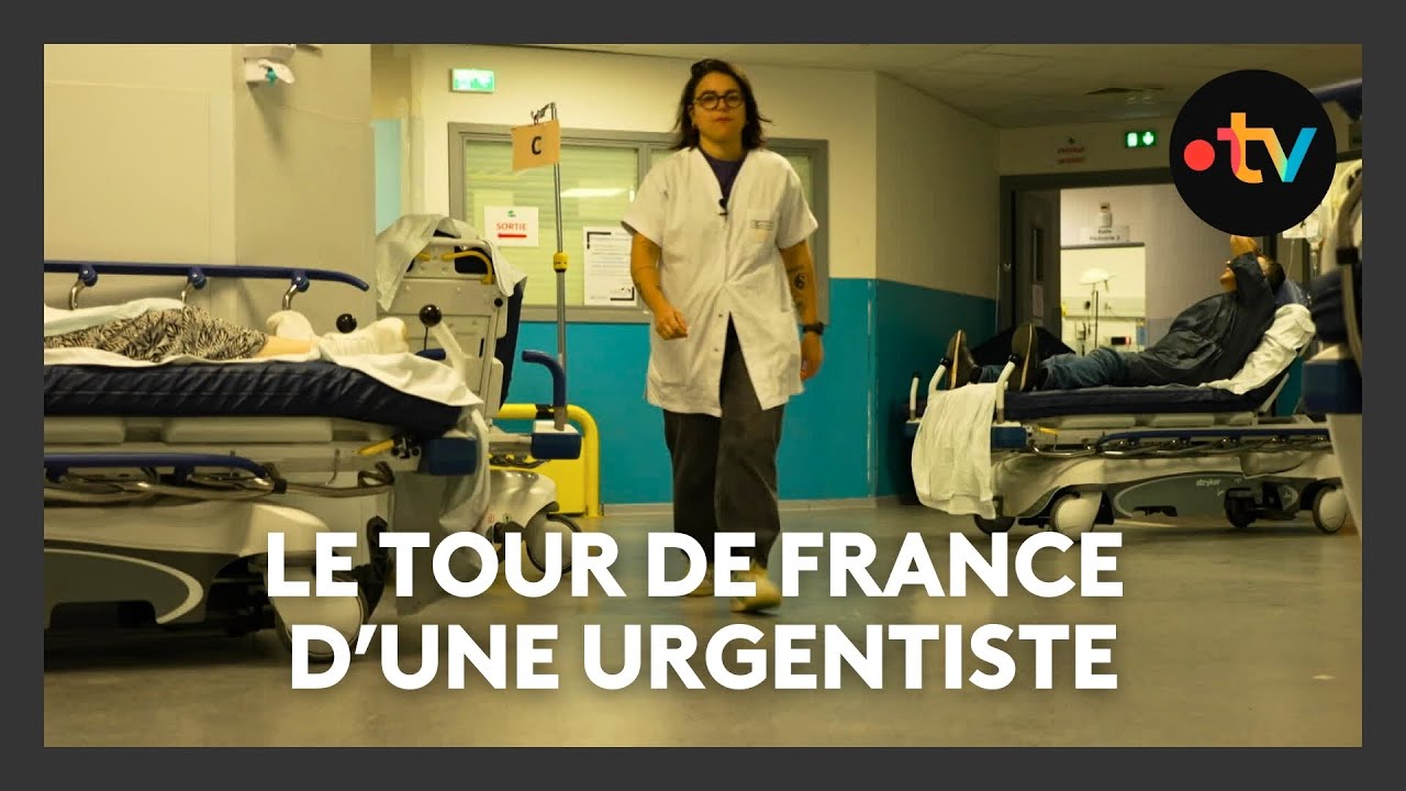 Une urgentiste fait le tour de France pour dénoncer le manque de moyens des hôpitaux