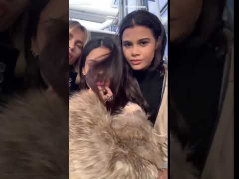 Tina Kunakey with friends