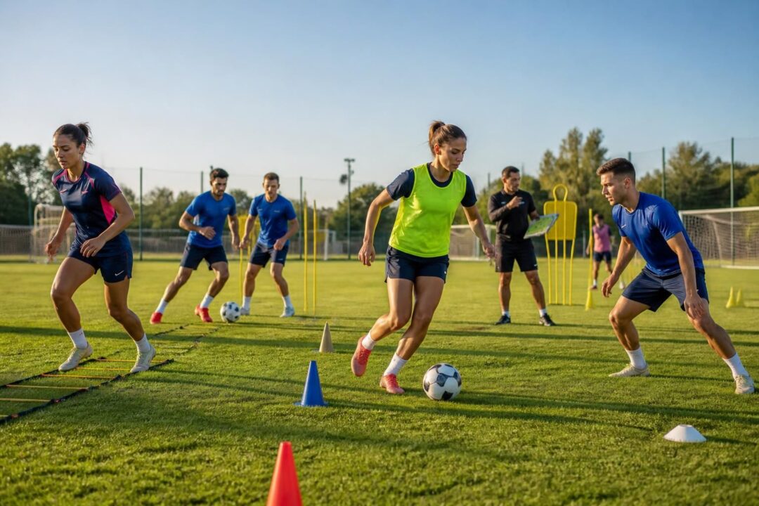 découvrez des exercices efficaces et des conseils tactiques pour améliorer votre entraînement de football et optimiser les performances de votre équipe.