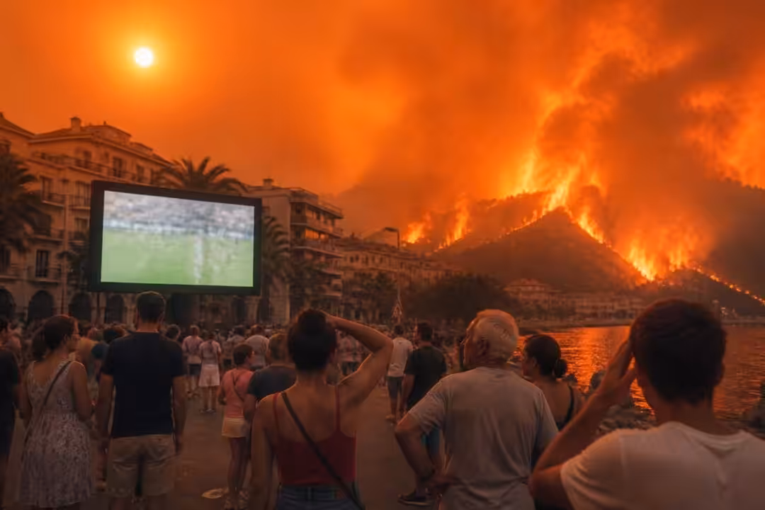 découvrez comment les canicules et les incendies majeurs éclipsent la coupe du monde, mettant en lumière une actualité brûlante qui dépasse l'événement sportif.