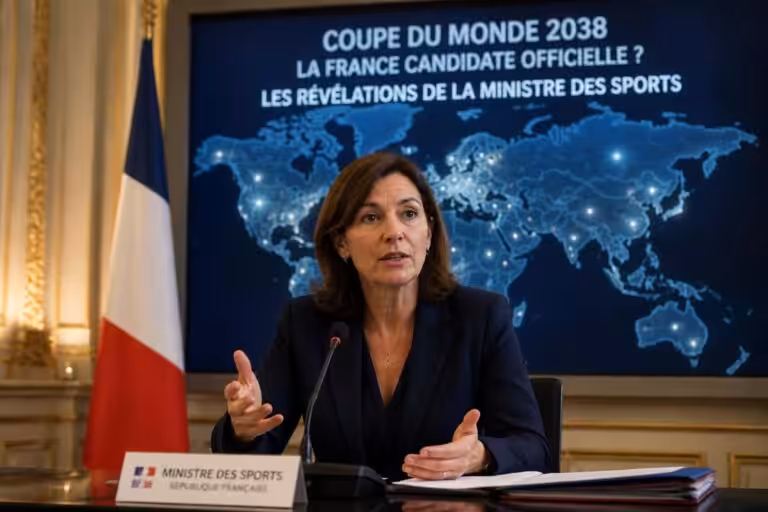 découvrez les dernières révélations de la ministre des sports sur la candidature officielle de la france pour accueillir la coupe du monde 2038.